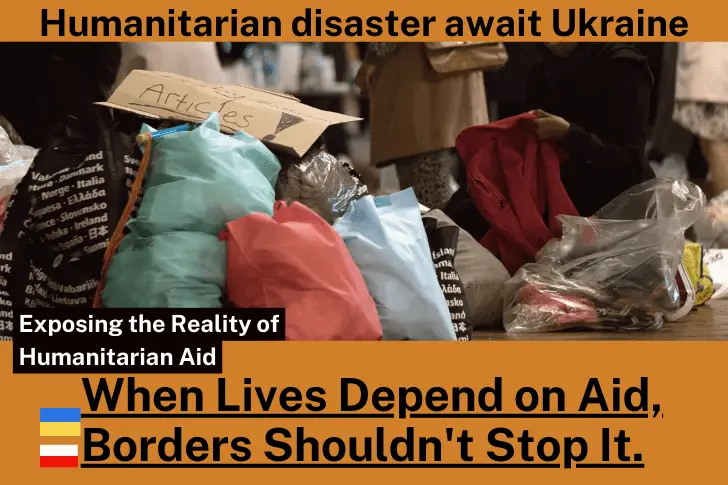 Humanitarian disaster await Ukraine